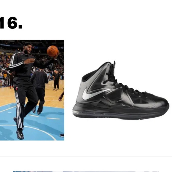 Nike LEBRON X Carbon 14 2012 Men Sneakers Black - Picture 13 of 13